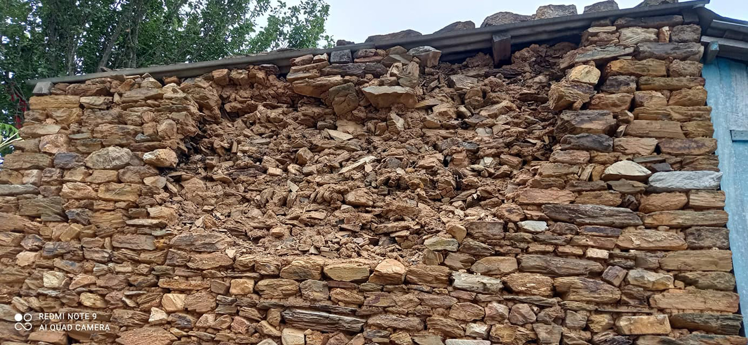 भुलभुले भूकम्प अपडेट : तनहुँको व्यास नगरपालिकामा घर भत्कियो