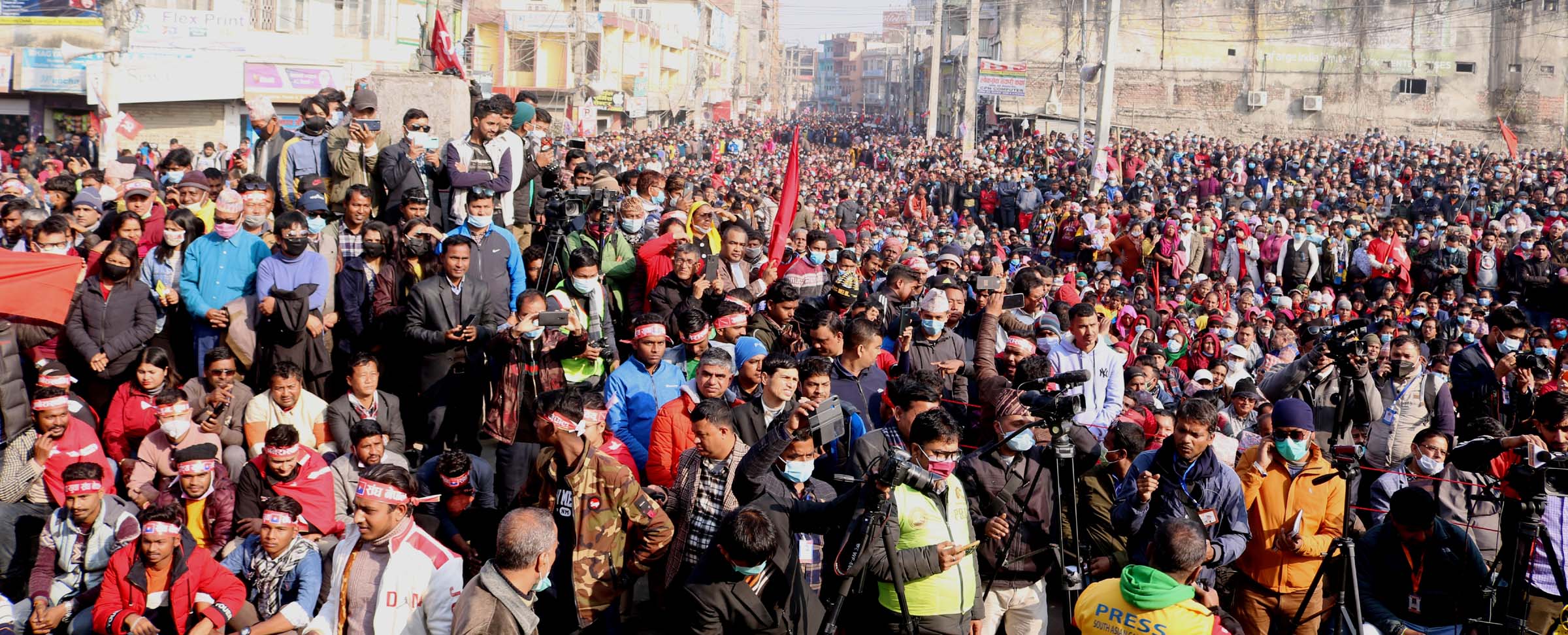 दाहाल–नेपाल समूहद्वारा विराटनगरमा शक्ति प्रदर्शन 
