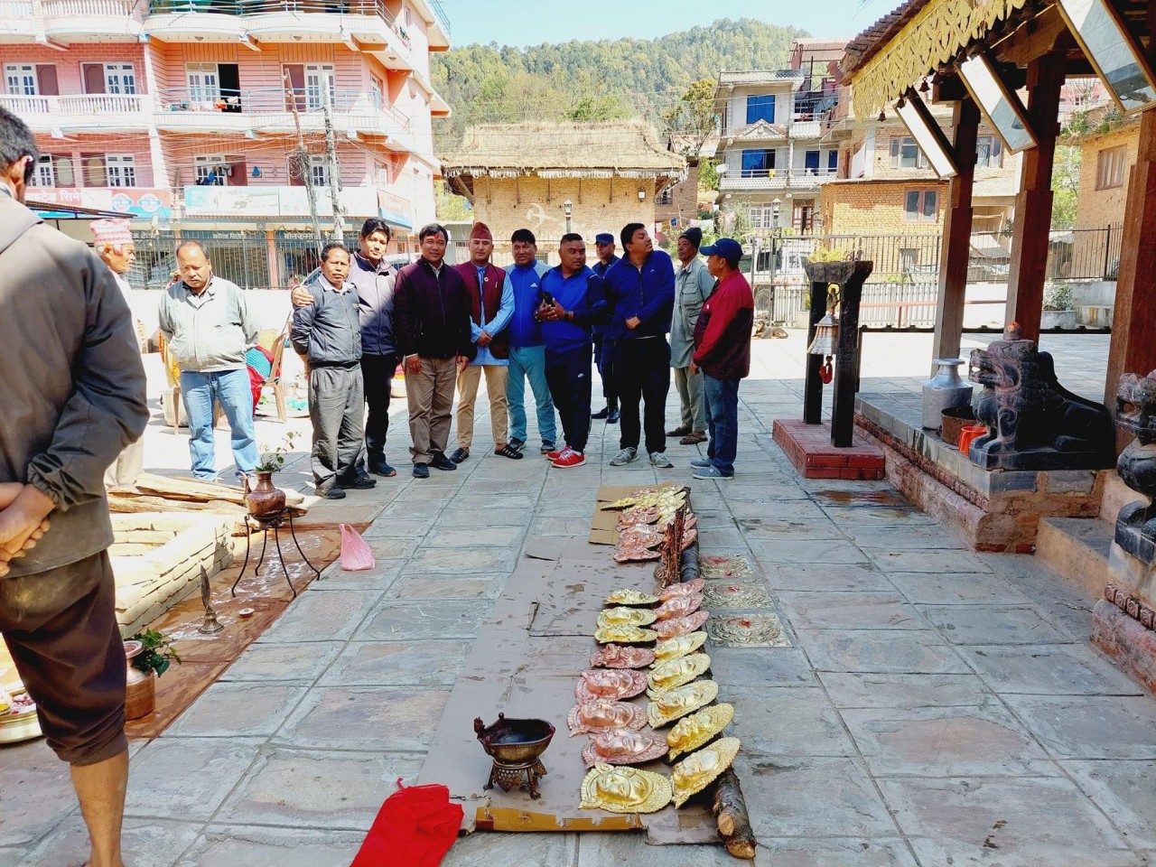 जयलकुमारी र बालकुमारीको मूर्तिमा प्राण प्रतिष्ठा 