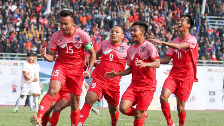 प्रधानमन्त्री थ्री नेसन्स कप फुटबलमा आज नेपाल र भुटानबीचको खेल हुँदै