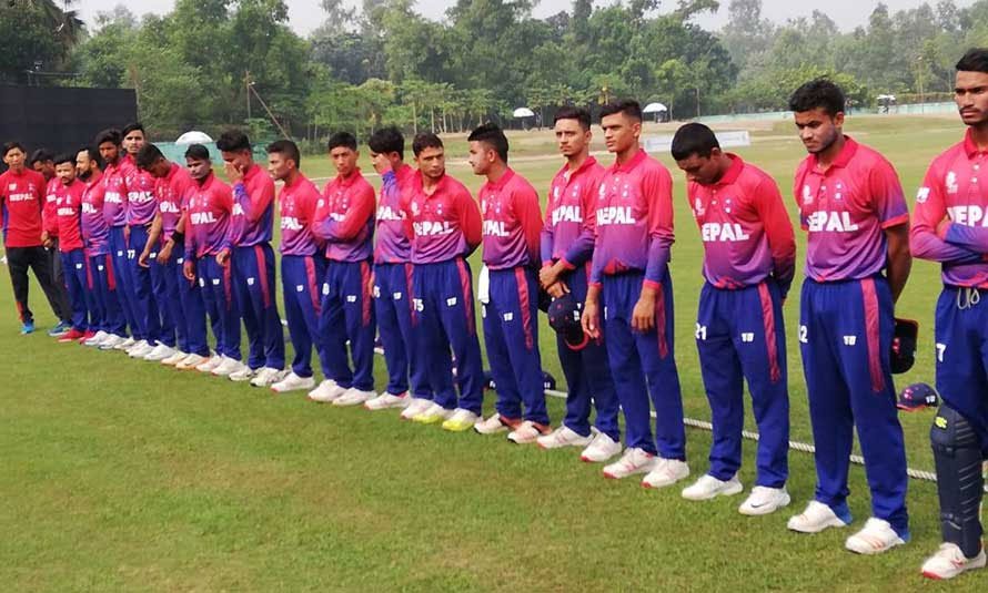 यु-१८ एसिया कप : बंगलादेशको सामना गर्दै नेपाल
