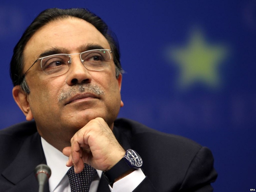 पारिश्रमिक नलिने पाकिस्तानी राष्ट्रपति जरदारीको घोषणा