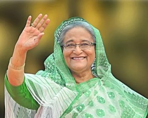 बंगलादेशः शेख हसिनाले पाँचौं पटक प्रधानमन्त्रीको सपथ लिँदै 