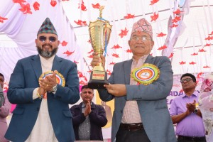 सल्यानको शारदा नगरपालिकामा मेयरकप टी २० क्रिकेट सुरु 