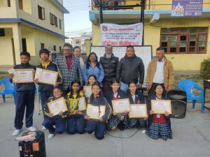 ललितपुर महानगर वडा ३ भित्रका विद्यालयबीच हाजिरी जवाफ प्रतियोगिता 