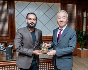 बालेन र जापानिज राजदूतबीच भेटवार्ता