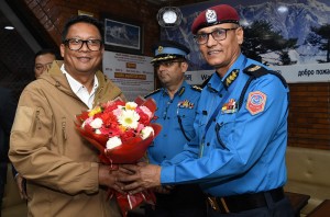 इन्डोनेसियन नेशनल प्रहरीका हेड अफ इन्टरनेशनल रिलेसन्स् डिभिजन प्रमुख नेपाल भ्रमणमा