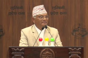 लुम्बिनीका मुख्यमन्त्री महराले पदबाट दिए राजीनामा