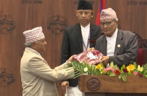 लुम्बिनीमा सरकार विस्तार, माओवादीकी केसी बनिन् मन्त्री