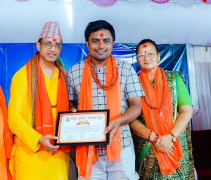 महोत्तरीमा सामुदायिक भवन निर्माणार्थ माहायज्ञवाट २ करोड संकलन