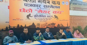 ललितपुरले मेयर कप अन्तर वडास्तरीय टेबल टेनिस प्रतियोगिता गर्दै