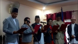 बागमती प्रदेशका पाँच नयाँ मन्त्रीले लिए पद तथा गोपनीयताको शपथ