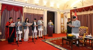 ५ देशका राजदूतले लिए शपथ