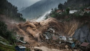 भारतको हिमाचलमा वर्षापछि आएको भिषण बाढी पहिरोले ५० जना बेपत्ता