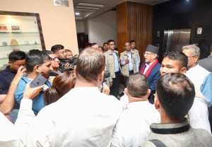 प्रतिनिधिसभाको अवरोध अन्त्यका लागि राजनीतिक तहमा संवाद सुरु भएको छ : प्रधानमन्त्री 