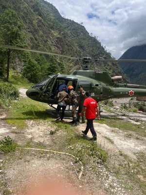 रसुवागढी जलविद्युत आयोजनामा फसेका २३ कामदारको उद्दार