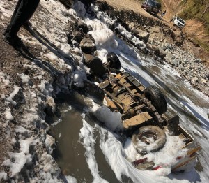 मकवानपुरमा बोलेरो गाडी दुर्घटना, मानवीय क्षति नभएको प्रहरीको पुष्टि