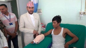 युवासँगै देश घाइते अवस्थामा छ, सबै मिलेर उपचार गरौं : मन्त्री खरेल