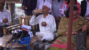१६ बुँदे सहमतिसँगै मेयर भट्टराईको अनशन तोडियो 