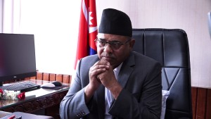 भूमि व्यवस्था, सहकारी तथा गरिबी निवारण मन्त्री अनील कुमार सिन्हाद्वारा पदभार ग्रहण
