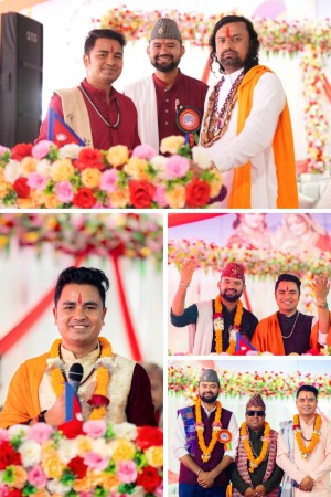 गण्डकी कोटिहोममा कथा बाचकपछि चर्चामा छन् दुई उदघोषक
