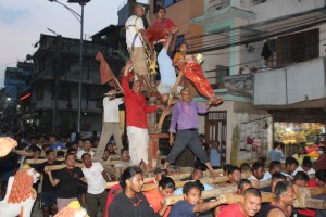 ग्वलः क्षेत्रमा ’मचाती’ त्रिशुल जात्रा हुँदै