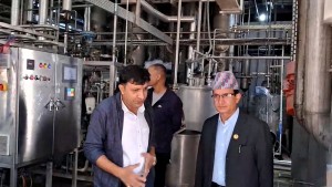 बागमतीको धुलो दुध कारखानाको भविष्यमाथि प्रश्न, मन्त्री पौडेलले गरे अनुगमन
