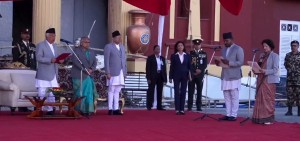नवनियुक्त दुई मन्त्रीले लिए शपथ