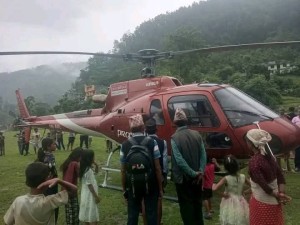 बिरामी बोकेर हुम्लाबाट काठमाडौ उडेको प्रभुको हेलिकप्टर दैलेखमा आकस्मिक अवतरण