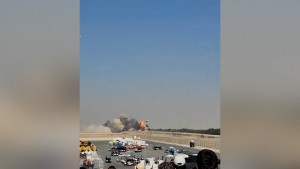 दुबई एयर शोमा भारतीय विमान दुर्घटनाग्रस्त, पाइलटको मृत्यु