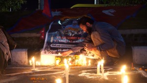 हमासको आक्रमणमा ज्यान गुमाएका विपिन जोशीको सम्झनामा माइतीघरमा गरियो दीप प्रज्वलन