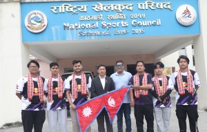 पब्जी मोबाईल ई स्पोट्र्स वल्र्डकप खेल्ने नेपाली टोली बिदाई 