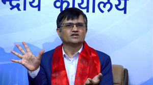 ११ दल नेपाली कम्युनिष्ट पार्टीमा मिल्नु भनेको ओली र सिद्धान्तको विरोध गर्नु हो : सूर्य थापा 