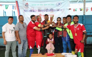 सगरमाथालाई एम्पुटी फुटबल उपाधि