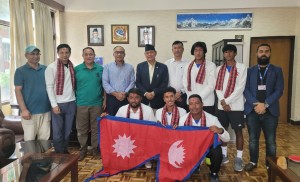 डेविस कपको लागि नेपाली टेनिस टोली आइतबार मलेसिया जादैँ 