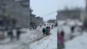 मुस्ताङमा भारी हिमपात भएपछि जनजिवन प्रभावित