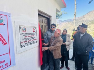 स्थानीय सरकारको सहयोगमा निर्माण गरियो आँखा अस्पताल भवन 