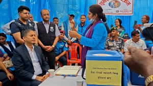 पर्सामा सुरु भयो हैजाविरुद्धको खोप अभियान, ६ लाखभन्दा बढीलाई लगाइने 