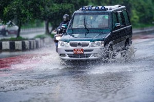 आइतबार काठमाडौंको पानीपोखरी क्षेत्रमा अधिक वर्षा, एक घण्टामा ३५.४ मिलिमिटर वर्षा