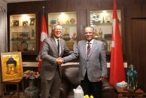 अध्यक्ष प्रचण्ड र अमेरिकी सहायक विदेशमन्त्रीबिच भेटवार्ता