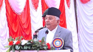 फागुन २१ गतेको निर्वाचन देश, जनता र लोकतन्त्रका लागि अपरिहार्य : राष्ट्रपति 