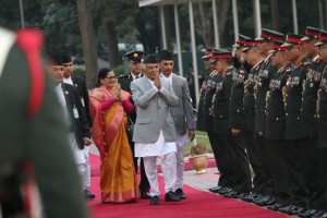 राष्ट्रपति पौडेल जेनभा प्रस्थान 
