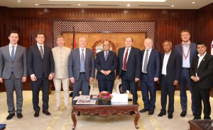 प्रधानमन्त्रीसँग रुसको चेम्बर्स अफ कमर्सका प्रतिनिधिमण्डलको भेट