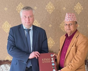 एमाले महासचिव र रुसी कुटनैतिक अधिकारीबीच  भेटवार्ता 