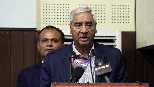 जलवायु परिवर्तनको क्षेत्रमा नेपालले नेतृत्व लिएर विश्वभर आवाज उठाउनु पर्छ : देउवा