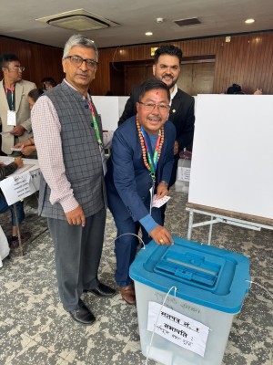 गगन थापासँग प्रतिस्पर्धा गरेका खड्गी भन्छन्, 'मेरो उम्मेदवारी आन्तरिक लोकतन्त्र बलियो बनाउन थियाे'