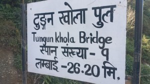ललितपुरको टुङ्गन खोलामा गरियो पुल उद्घाटन