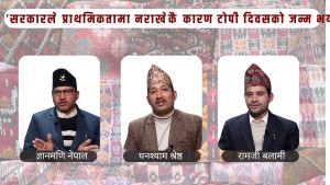 ‘सरकारले प्राथमिकतामा नराखेकै कारण टोपी दिवसको जन्म भयो’