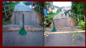 पुल भत्किदा बनेपा–नाला–भक्तपुर सडक खण्ड अवरुद्ध