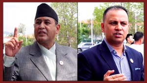 गृहमन्त्रीको पक्ष र विपक्षमा सांसदहरु